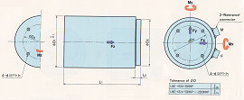 6-Component Load Cell, Waterproof,OSC92OT115
